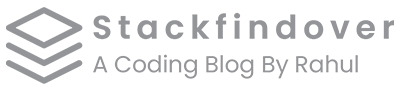 Stackfindover blog logo